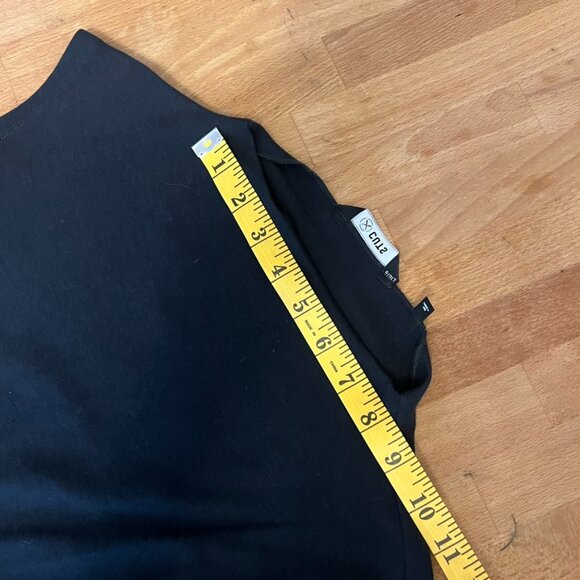 Cuts Black T-Shirt Mini Dress (S) - Picture 7 of 11